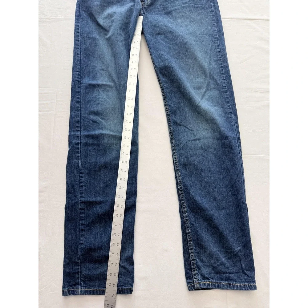 Levi's 502 Jeans Mens 38x36 Blue Medium Wash Regular Tapered Denim Pants Casual